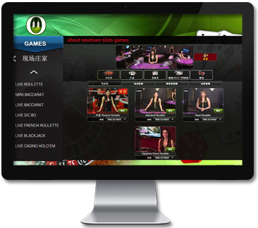 NEWTOWN Online Casino Malaysia Desktop Screenshot